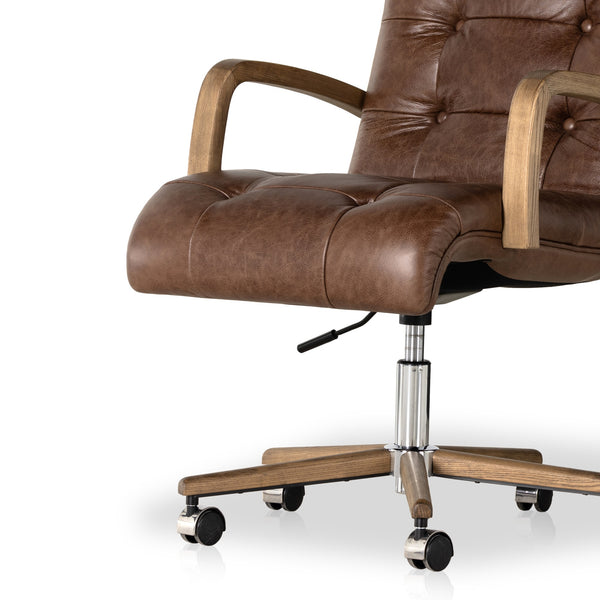 Luca Desk Chair In Sonoma Coco