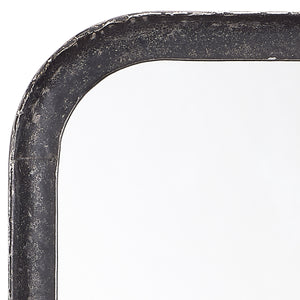 Capital Iron Rectangle Wall Mirror, Distressed Black