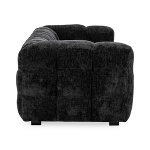 Walter Upholstered Sofa in Zinc with Tuxedo Arms