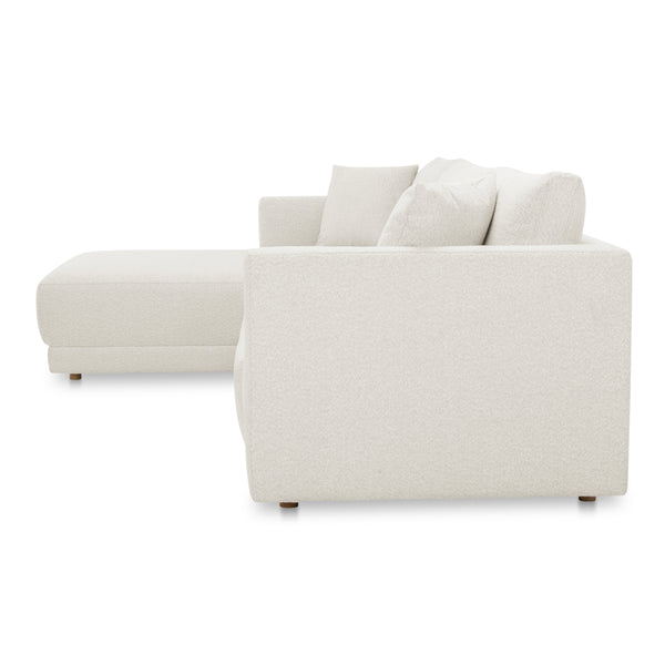 Moe's Bryn Sectional Left Oyster Beige