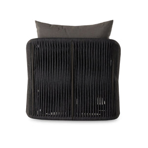 Porto Outdoor Swivel Chair - Venao Charcoal