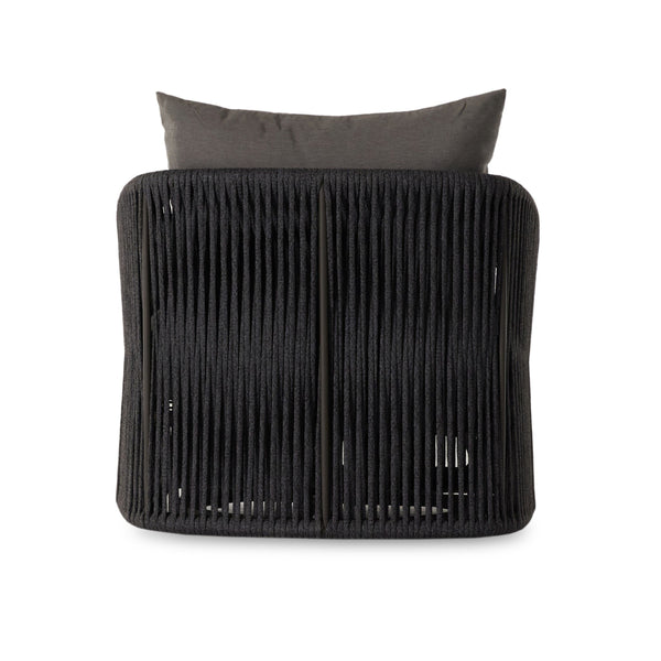 Porto Outdoor Swivel Chair - Venao Charcoal