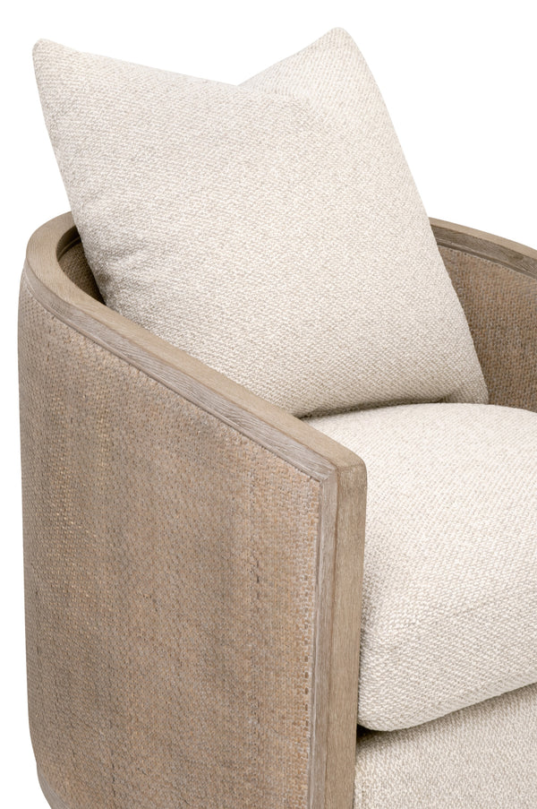 McGuire Swivel Club Chair