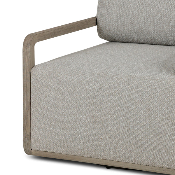 Stroud Outdoor Swivel Chair - Hayes Fog