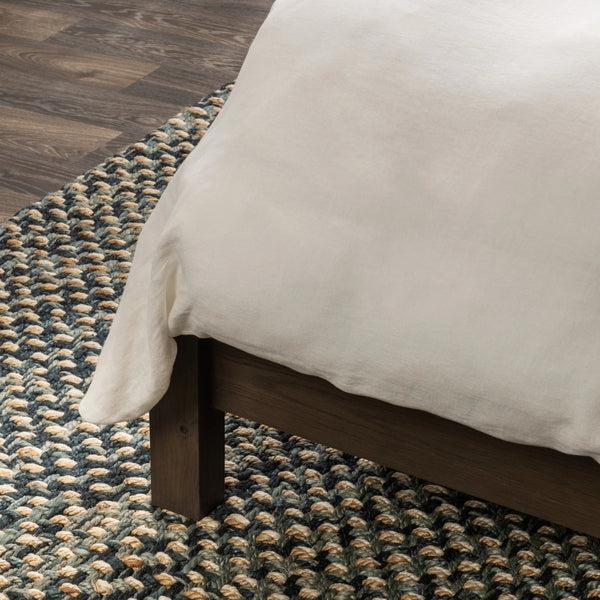 Santa Clara Solid Wood Bed - Toasted Brown Finish