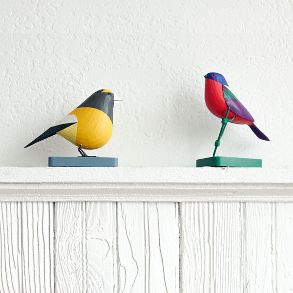 Evening Grosbeaks, Wood Bird