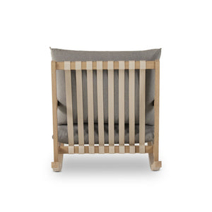 Aiken Outdoor Rocking Chair In Charcoal