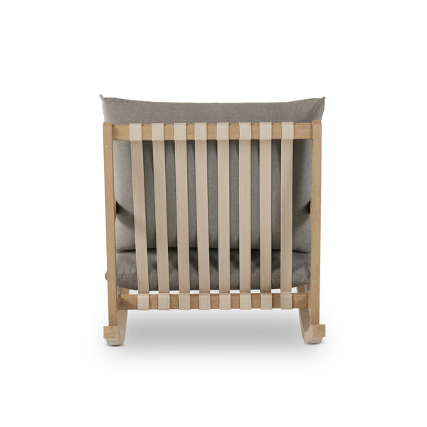 Aiken Outdoor Rocking Chair In Charcoal