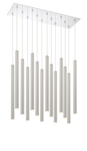 Forest 14 Light Island/Billiard in Chrome Finish