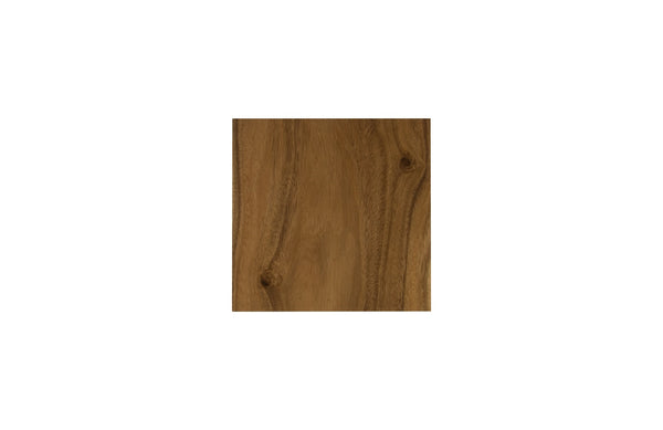 Origins Pedestal, Mitered Chamcha Wood, Natural, Small