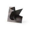 Francesca 11.8L x 11.8W x 11.8H Black Metal Sculptural Decorative Object
