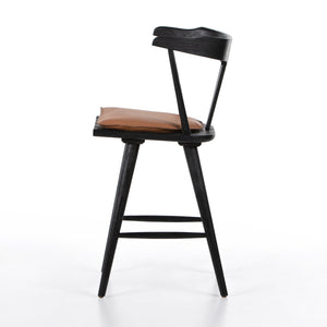 Ripley Stool W Cushion In Black Oak In Counter