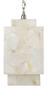 Borealis Alabaster Cube 1-Light Pendant