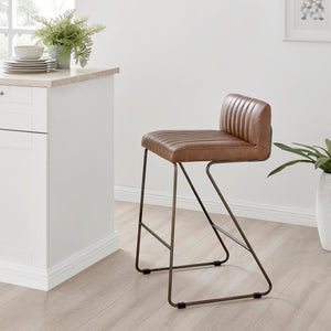 Raoul Counter Stool In Antique Cigar Brown
