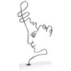 Viso Sculpture in Raw Iron