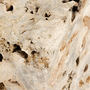 Faydon End Table In Romano Fosse Travertine