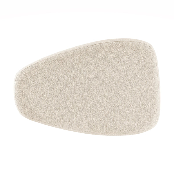 Carlese Boucle Big Ottoman, Palladian Beige