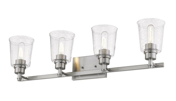 Bohin 4 Light Vanity in Brushed Nickel  Finish