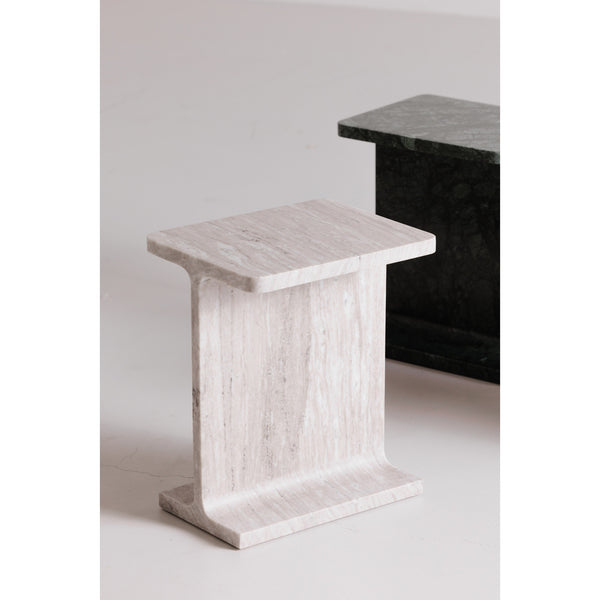 Moe's Tullia Accent Table in Taupe Marble