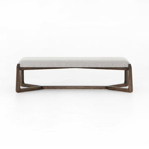 Roscoe Bench in Brunswick Pebble