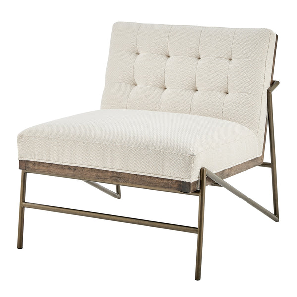 Marlow Fabric Accent Chair In Cardiff Cream