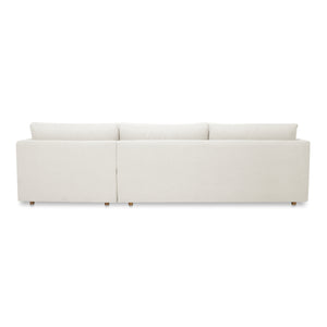 Moe's Bryn Sectional Right Oyster in Beige