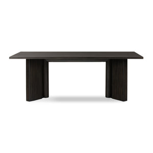 Huxley Dining Table 84" - Smoked Black Veneer