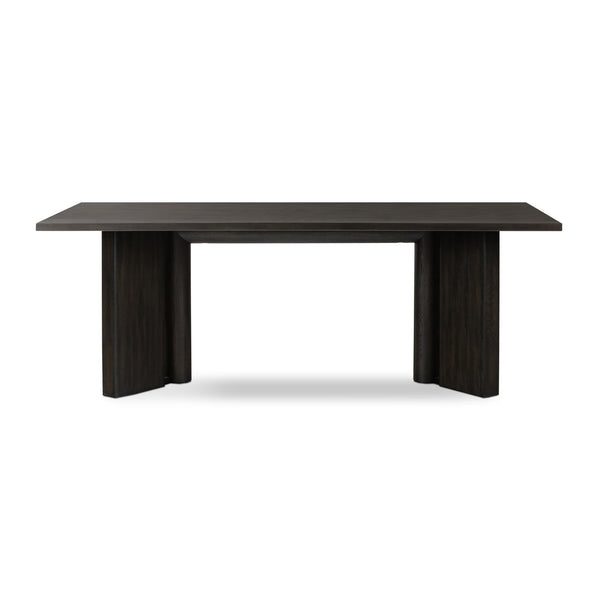 Huxley Dining Table 84" - Smoked Black Veneer