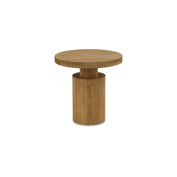 Moe's Leigh Side Table in Brown Oak