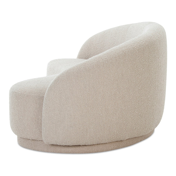 Moe's Excelsior Sofa in Shiitake Beige Boucle