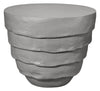 Concentric Fiber Glass Indoor/Outdoor Side Table, Cement Rustic