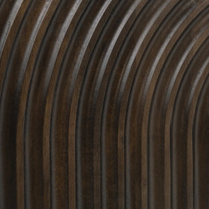 Colson Solid Wood 4Dr Cabinet - Dark Brown