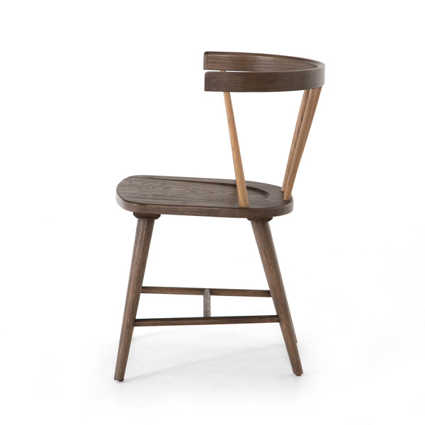 Naples Dining Chair In Light Cocoa Oak