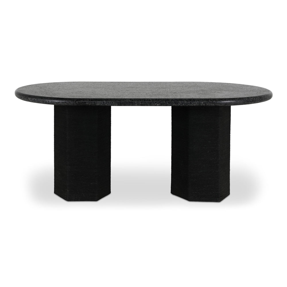 Sartoria Black Granite Dining Table
