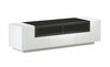 Zachary Tv Console- White/Oak