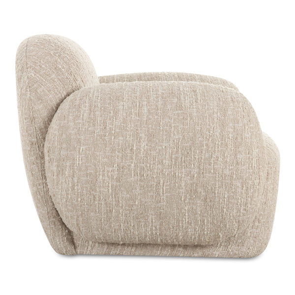Moe's Hazel Lounge Chair Off White Boucle
