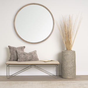 Khloe Taupe Square Pillow Cover