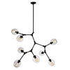 Organic JA14028BK Chandelier in Black