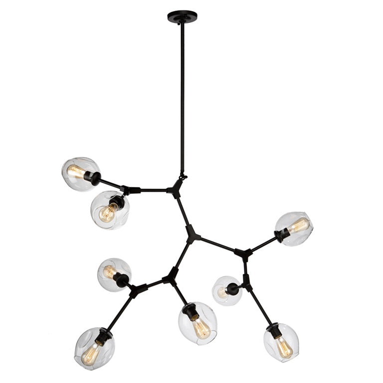 Organic JA14028BK Chandelier in Black