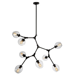 Organic JA14028BK Chandelier in Black