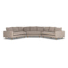 Dom 3 Pc Sectional-Large Wedge In Portland Cobblestone-Distressed Sienna