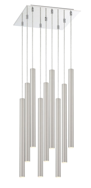 Forest 9 Light Island/Billiard in Chrome Finish