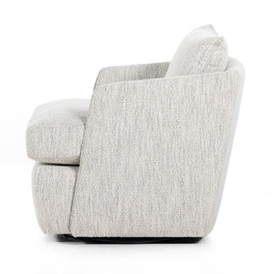 Whittaker Swivel Chair In Merino Cotton