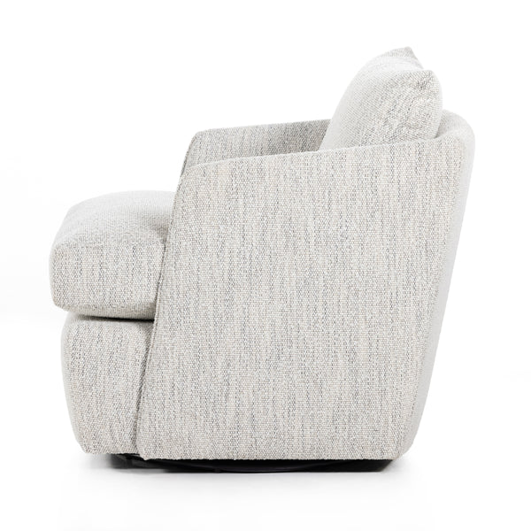 Whittaker Swivel Chair In Merino Cotton