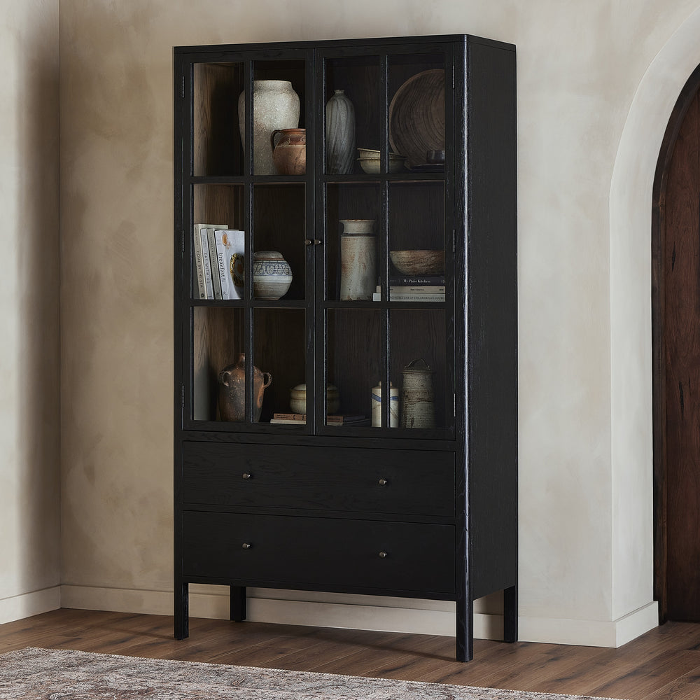 Bolsa Cabinet in Brushed Ebony Oak
