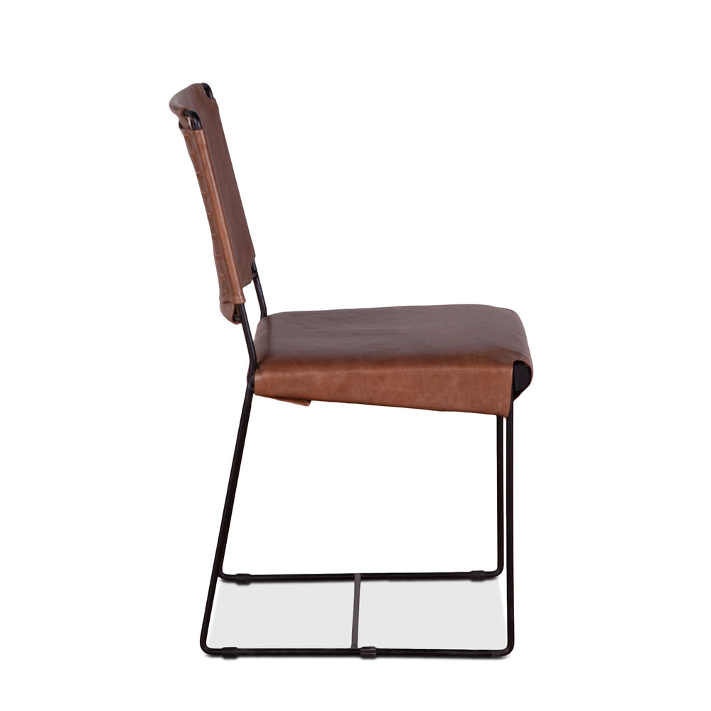 New York Dining Chair Tobacco leather