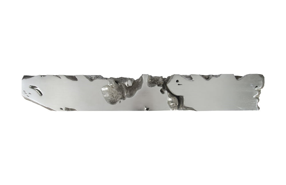 Freeform Console Table, Silver Leaf, Extra Large