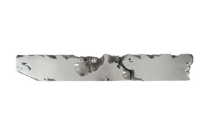 Freeform Console Table, Silver Leaf, Extra Large