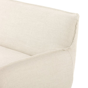 Addington Slipcover Bench in Brussels Natural