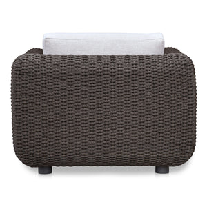 Soma Outdoor Accent Chair in Dark Brown